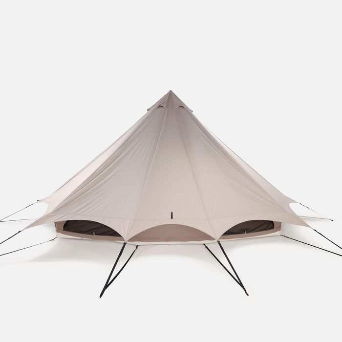 Cort de camping tipi 5 locuri 2 camere, - produs resigilat Decathlon