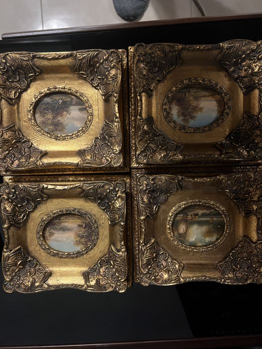 Картины мини 4 штуки