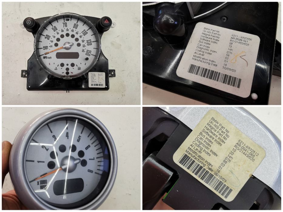Mini Cooper R50 и Cooper S R53 на части