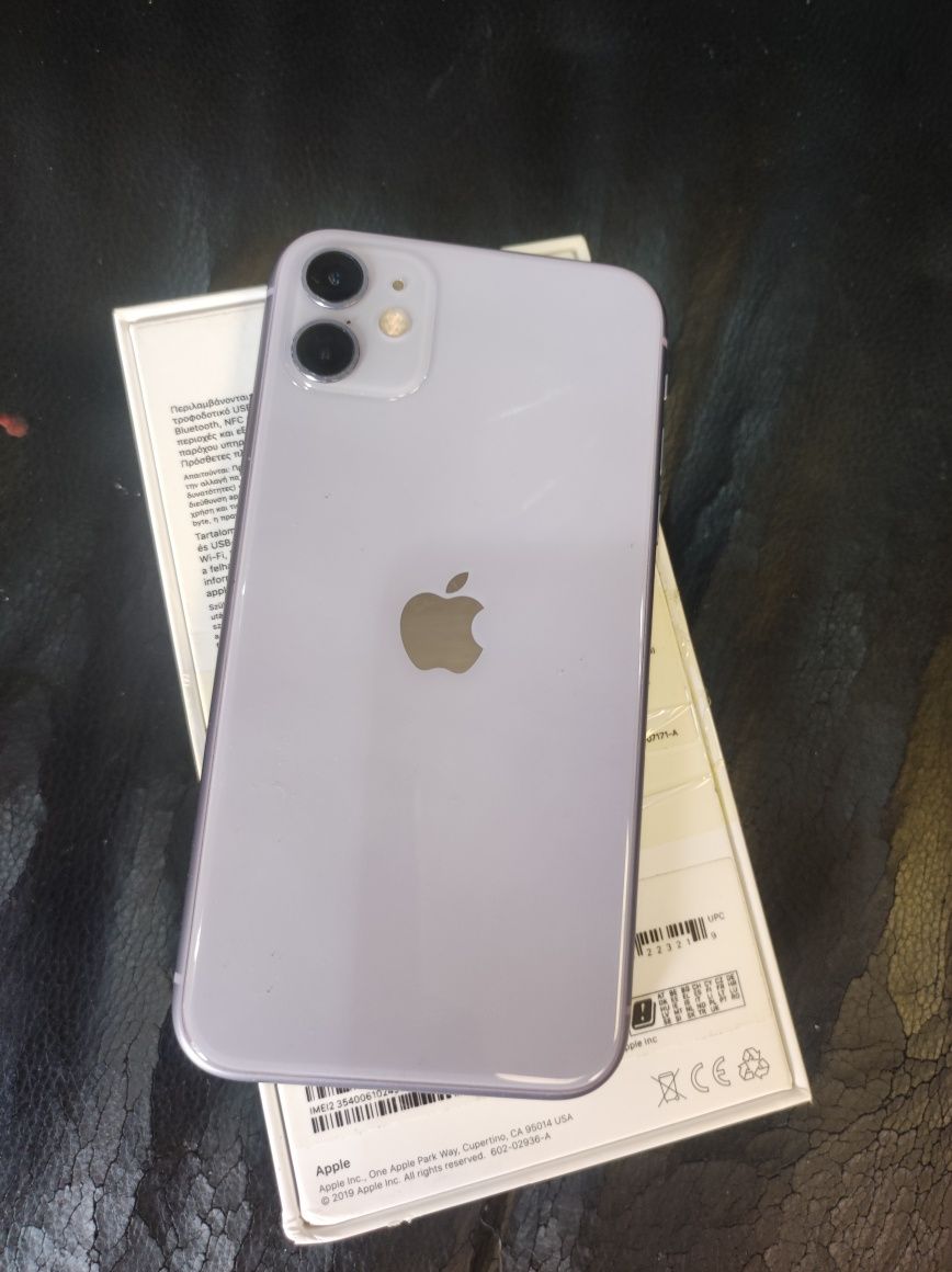 iPhone 11 64гб,бат 100%, Гаранция 6 месеца.