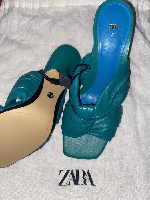 Sandale cu toc zara 39