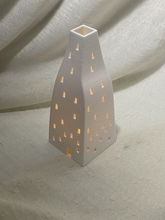 Ornamente craciun printate 3d - suport lumanare LED