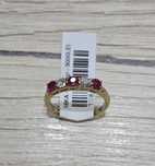 Inel aur 18KA, diamante, safire