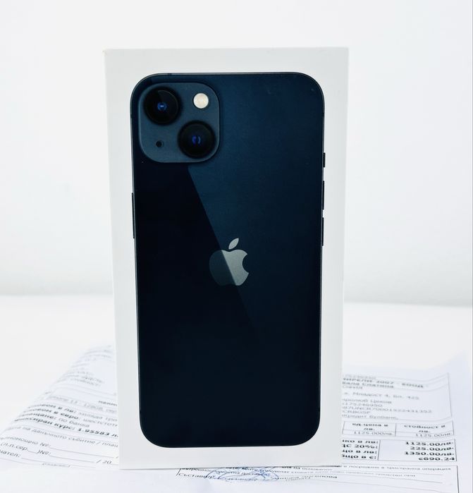 НОВ! Apple iPhone 13 128GB MIdnight 2г. Гаранция!