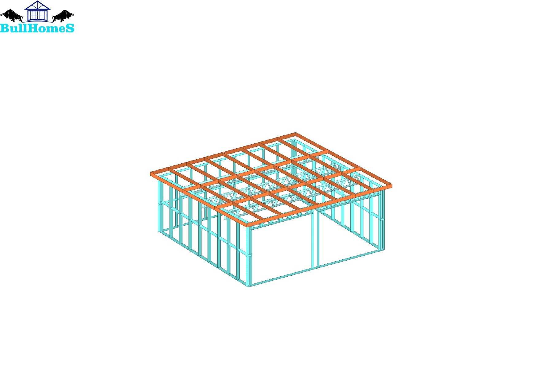 Конструкция за Гараж,Паркинг-36м²