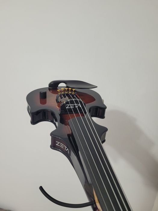 Vioara Zeta 5 corzi placa originala