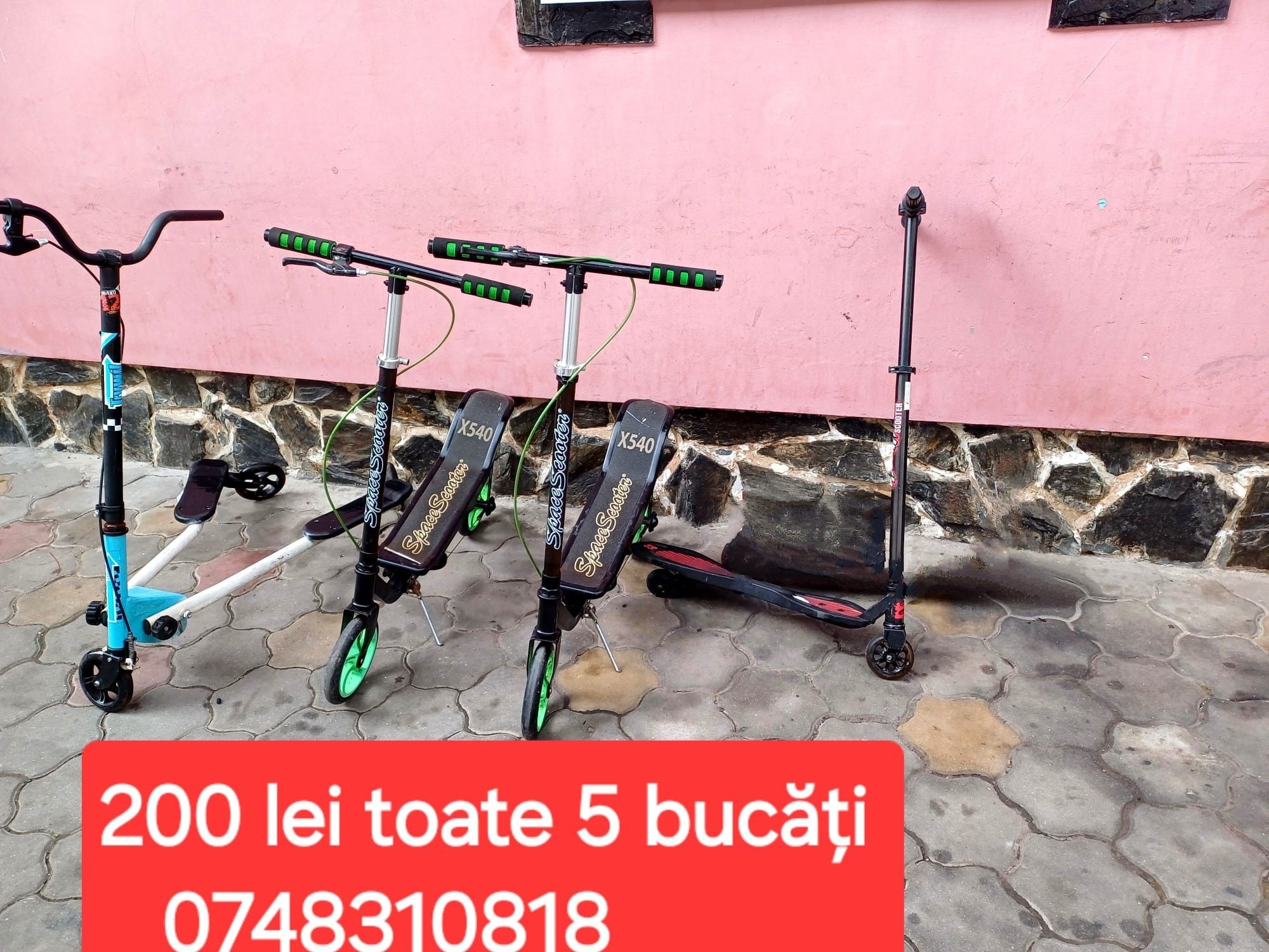 Trotineta 100 lei pentru toate 4 bucăți