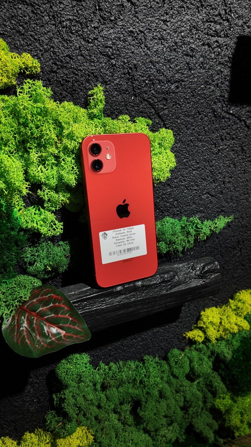 iPhone 12 128gb Red Neverlocked 89% /Fact+Garantie
