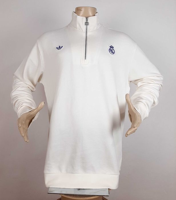 Adidas Real Madrid Terrace Icons - Оригинална мъжка блуза размер XL