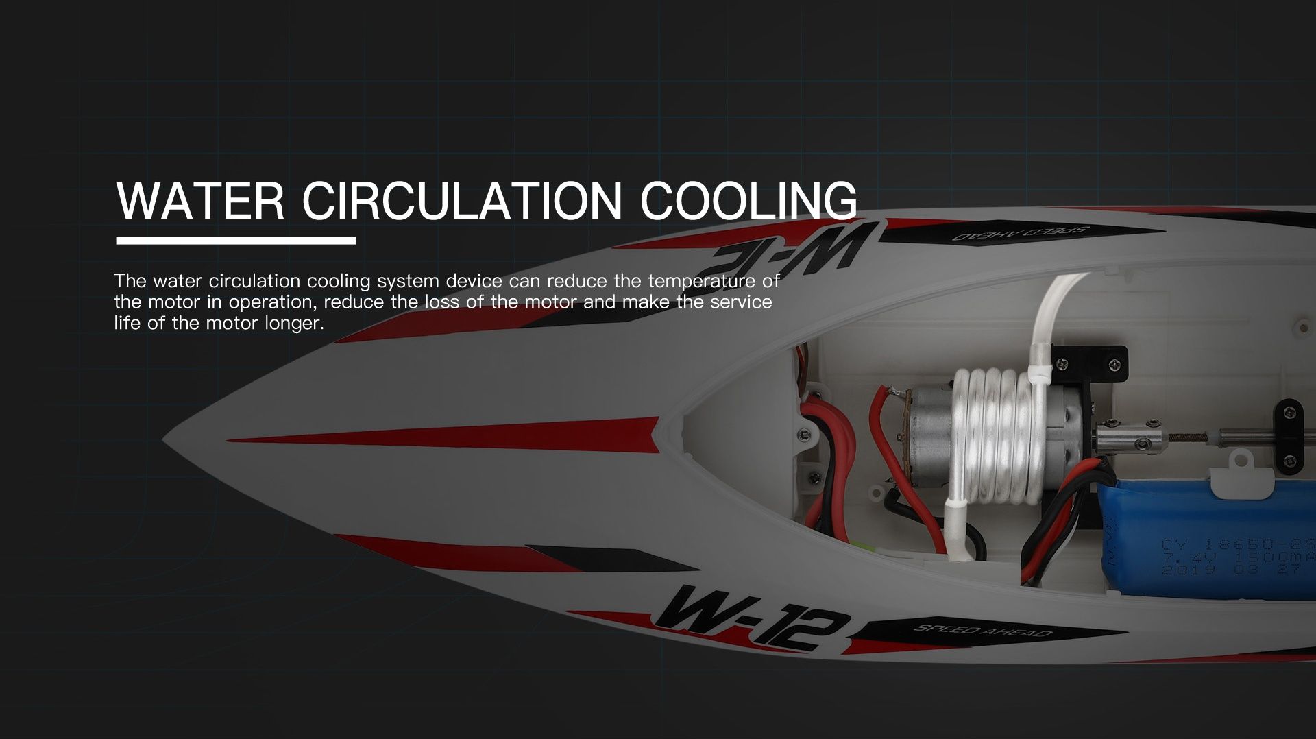 Високоскоростна RC лодка The Wave rider 35km/h