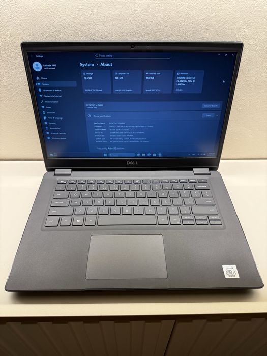 Laptop Dell Latitude 3410 Intel i5 10210U, 16Gb RAM, SSD 256Gb+500HDD