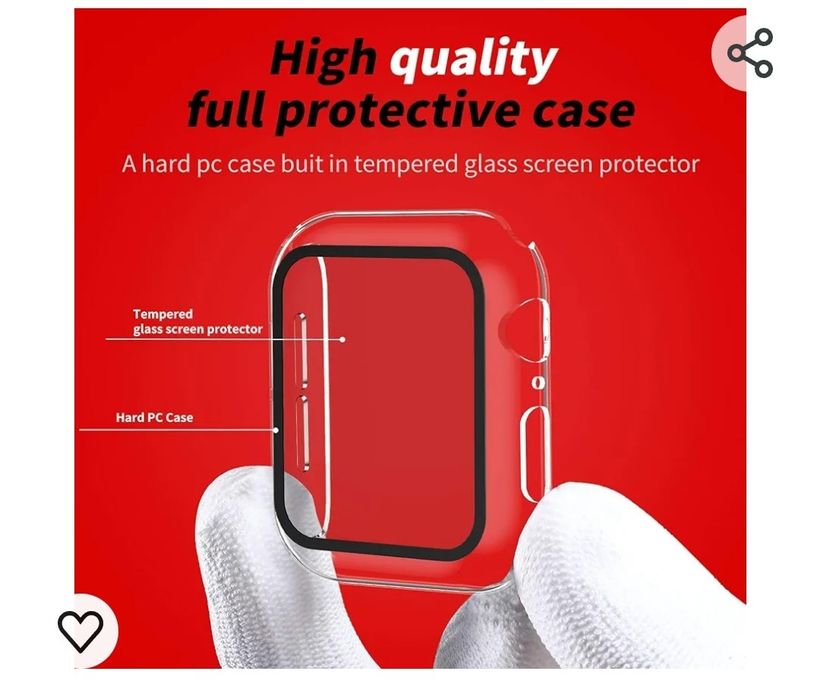 Carcasă protecție Apple Watch 40mm (set 2buc)