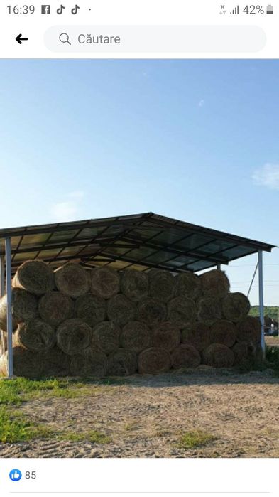 Vând hală metalică 12×35×4