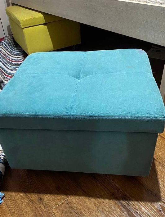 Детская кровать с пуфиками