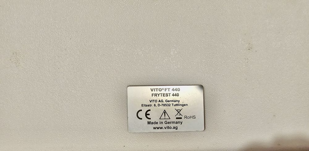 Tester pentru ulei friteuza FT 440