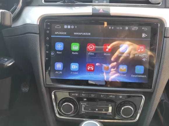 Navigatie Android Skoda Superb 2008-2015 Waze YouTube casetofon