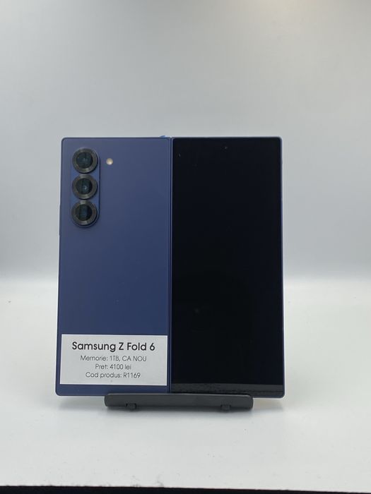 Samsung Z Fold 6 - 1TB memorie, NOU, 1 an garantie