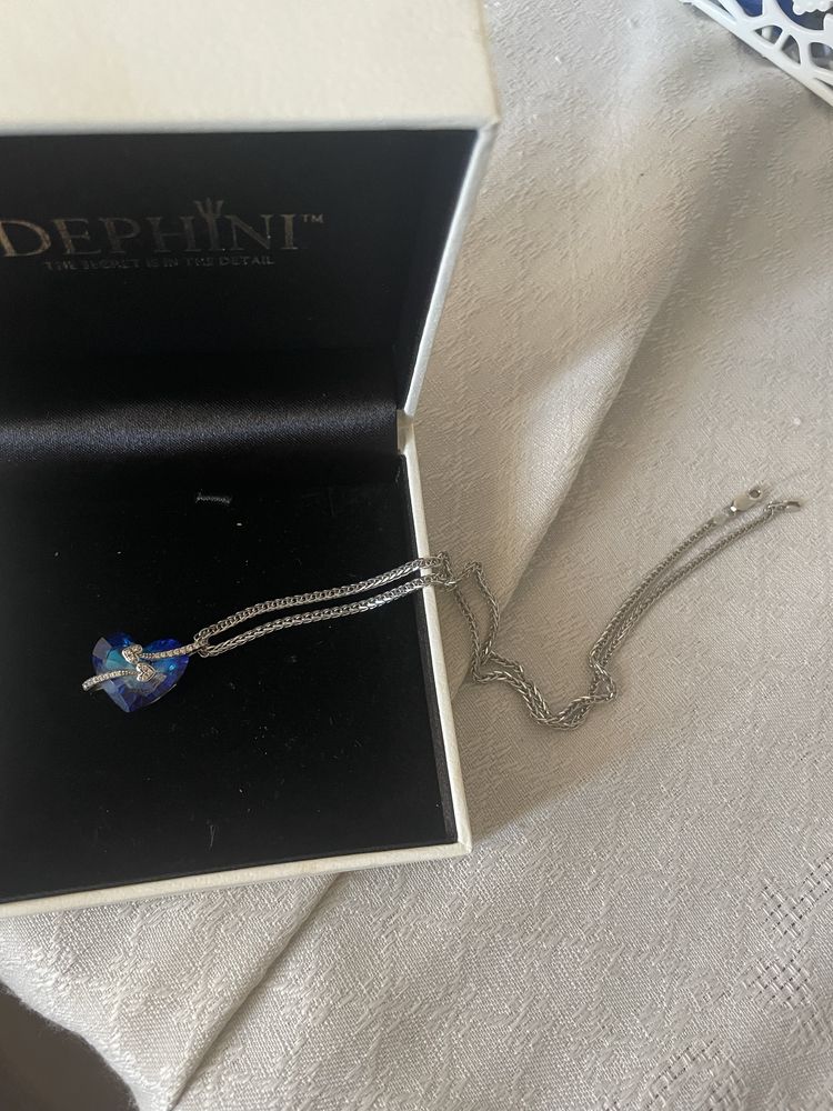Сребърно колие Dephini