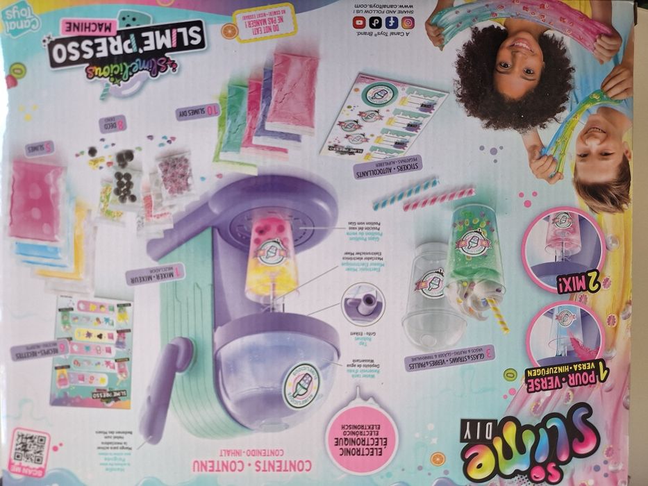 Ново!!CANAL TOYS Фабрика за цветен слайм в чашка