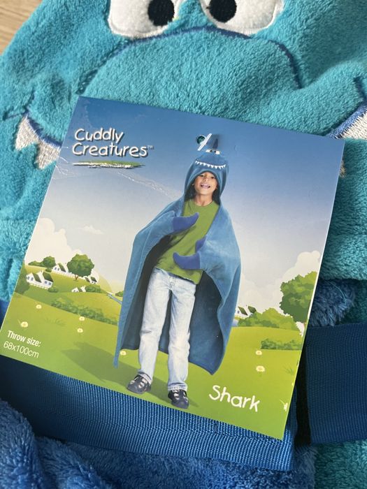 Нов детски халат одеало Акула