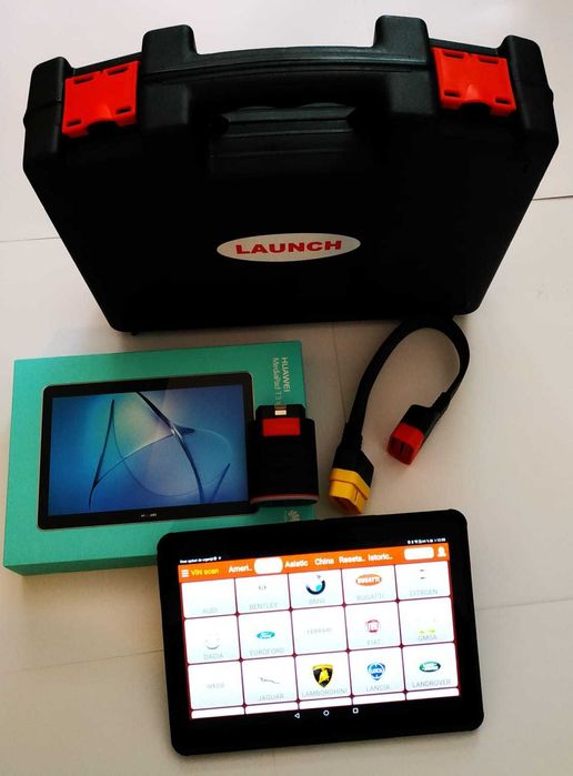 Launch X431 Easydiag Pro4S + Tableta Huawei 32Gb, Kit Update 2025 Full