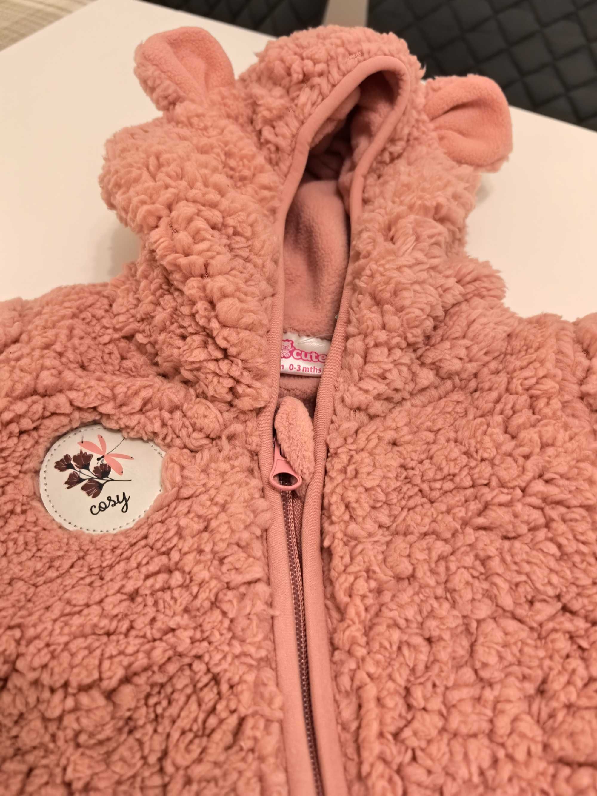 Бебешки плюшен космонавт с качулка и ушички So cute cosy