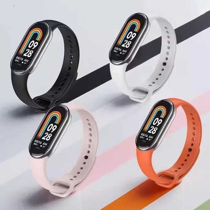 Set 3 culori curea de silicon bratara fitness Xiaomi Mi Band 8 / 9