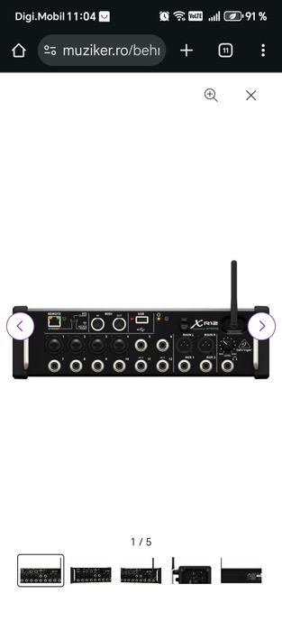 Mixer digital Behringer X-air 12