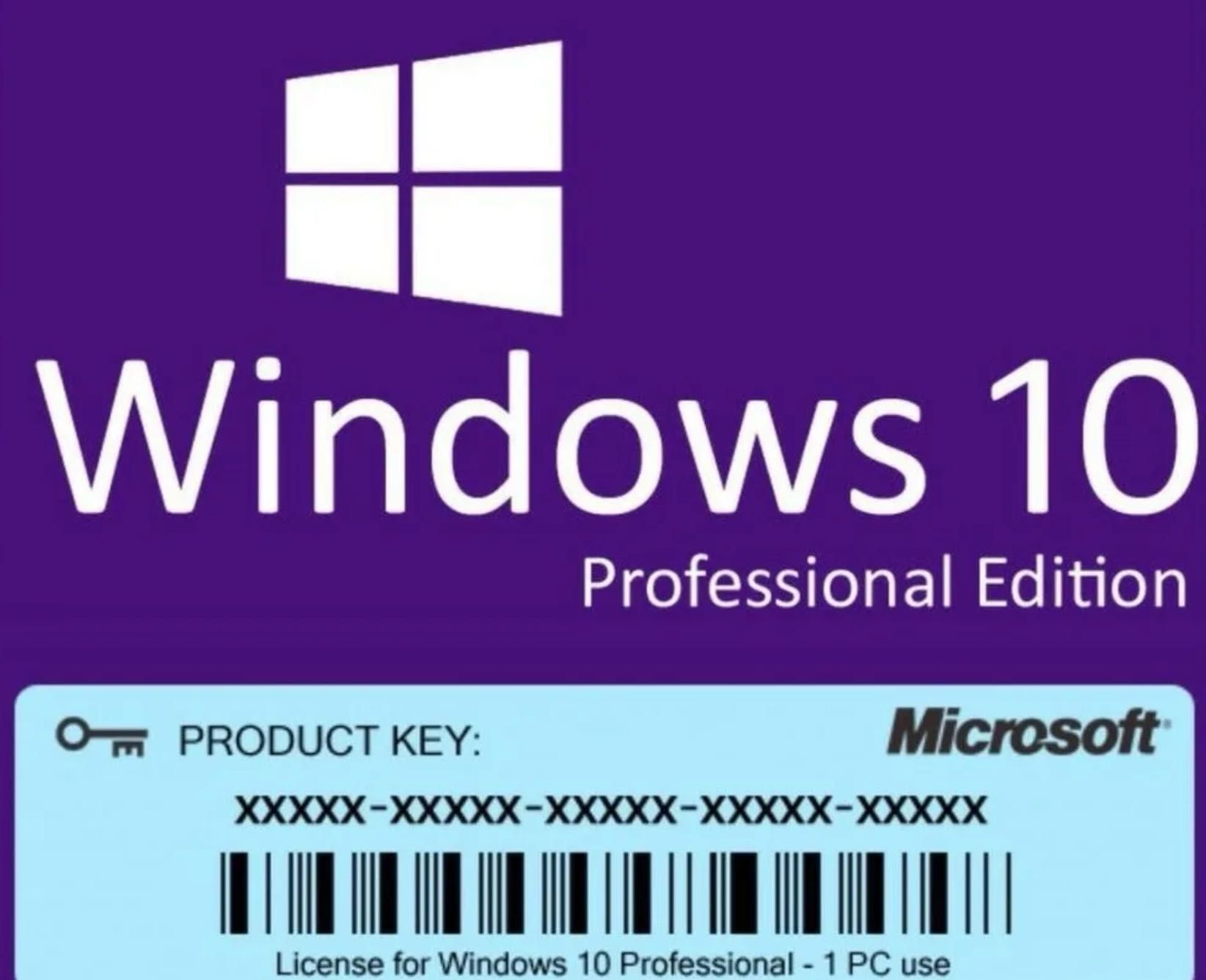 Продам лицензионные ключи на ПО и ОС Win10 Win11