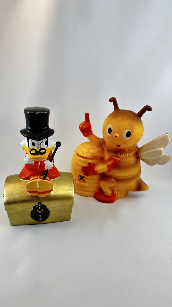 Rar! Pusculita Disney Uncle Scrooge veche de colectie vintage banca