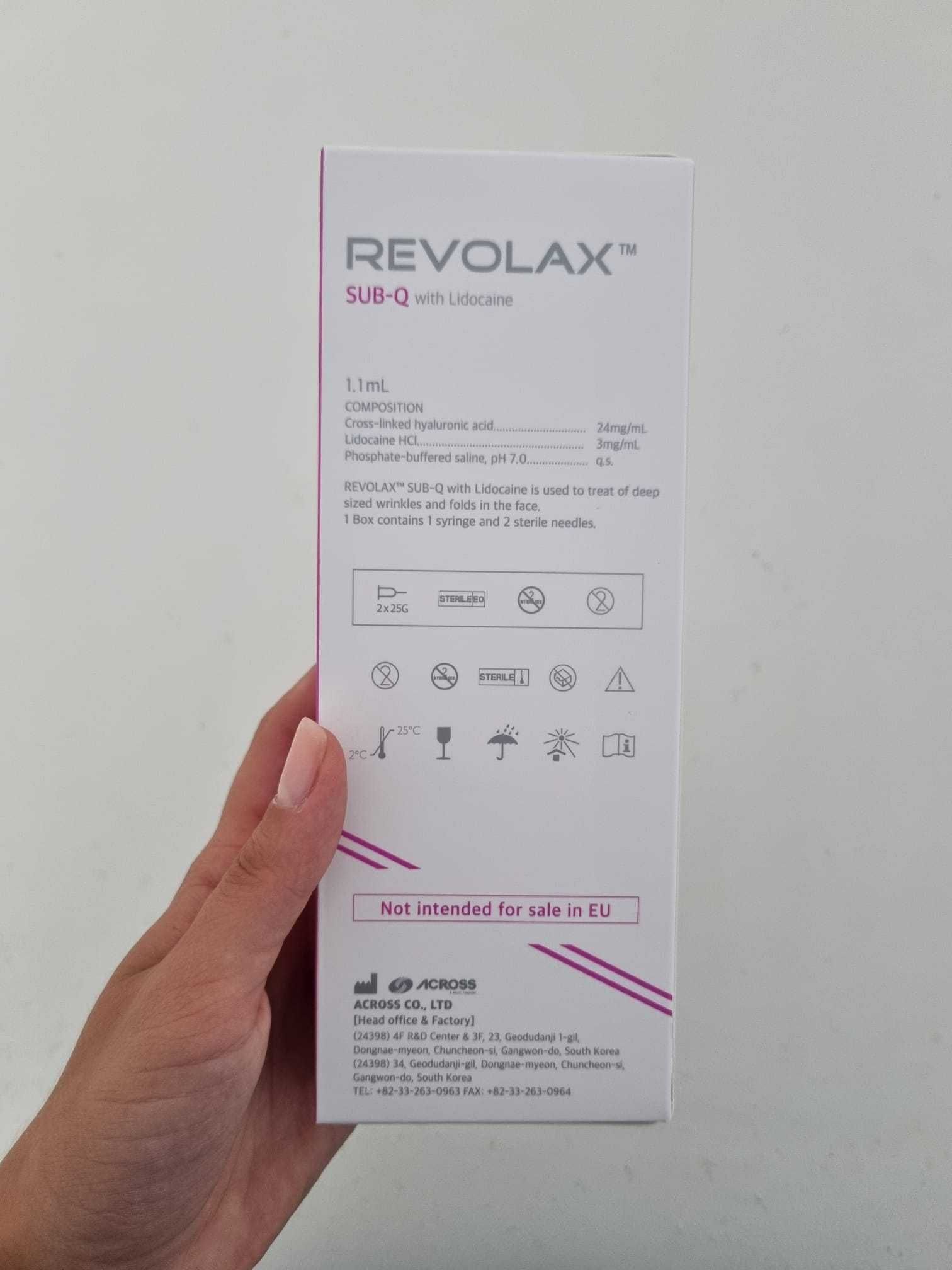 Acid hialuronic Revolax Sub q original injectabil sau hyaluronpen