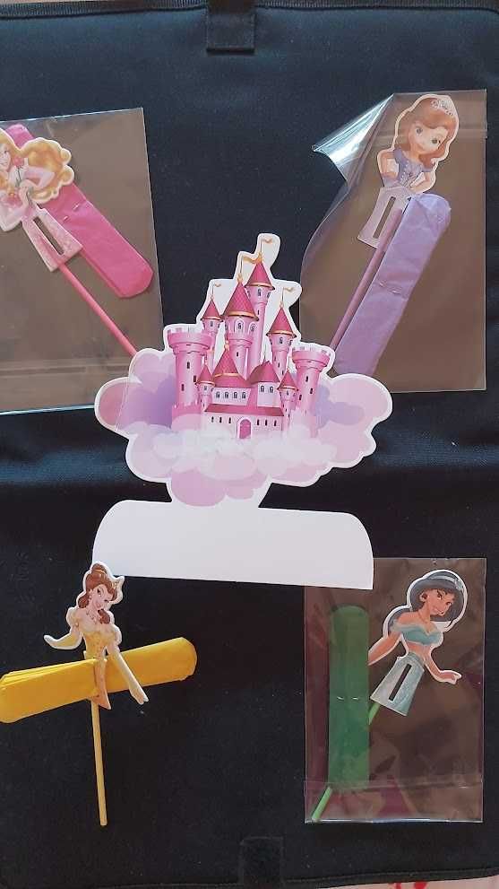 *Topper decoratiuni tort castele si printese Disney_diverse modele