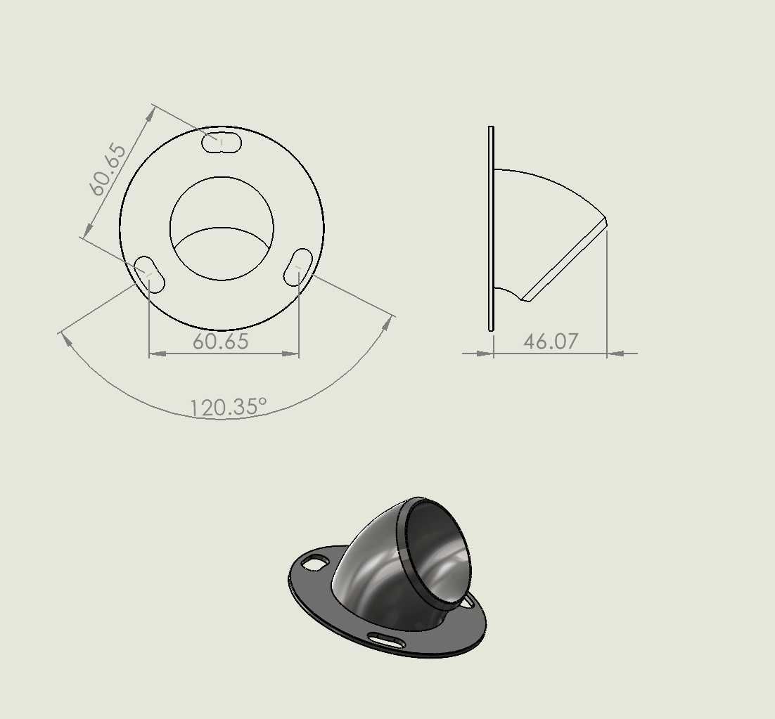 Tips Evacuare (toba), 48mm Otel, ATV CF Moto, Goes, Segway At5