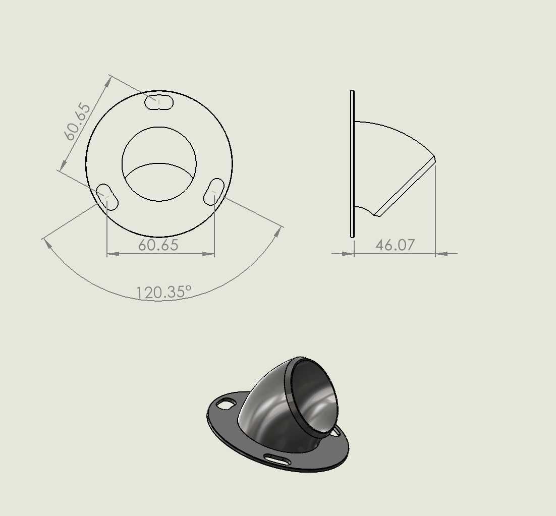 Tips Inox 48 mm  ATV CF Moto/CanAm