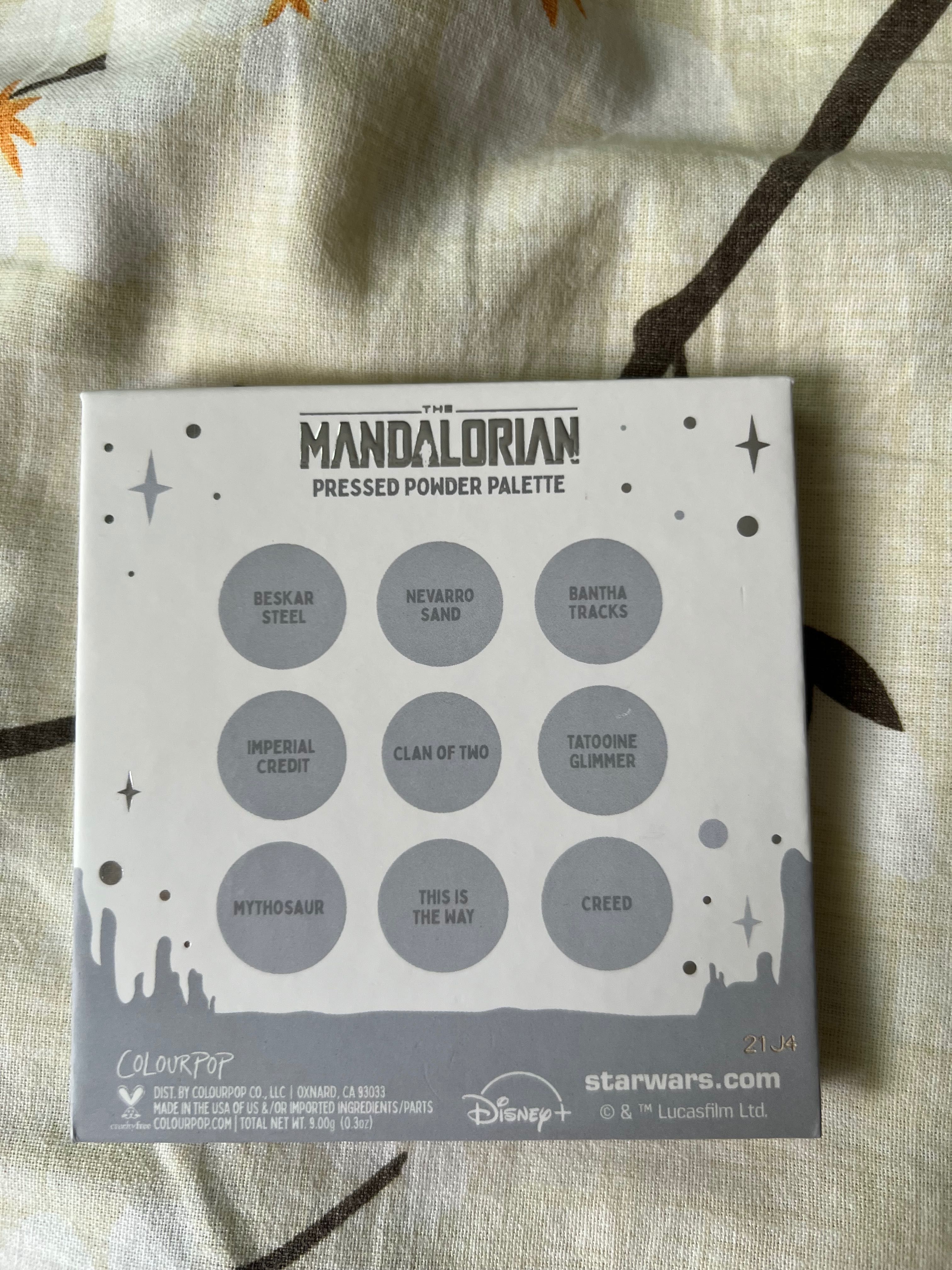ColourPop The mandalorian палитра сенки за очи