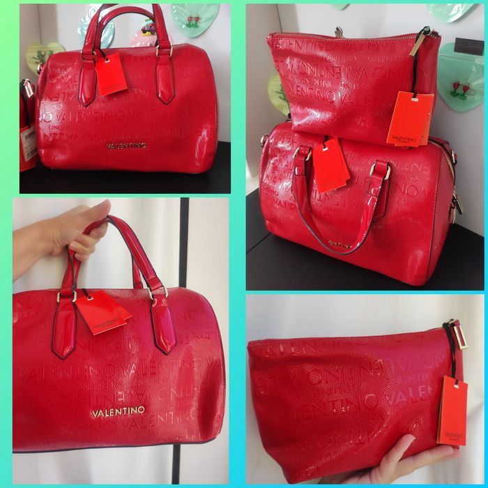 Дамска чанта Mario Valentino и несесер оригинална