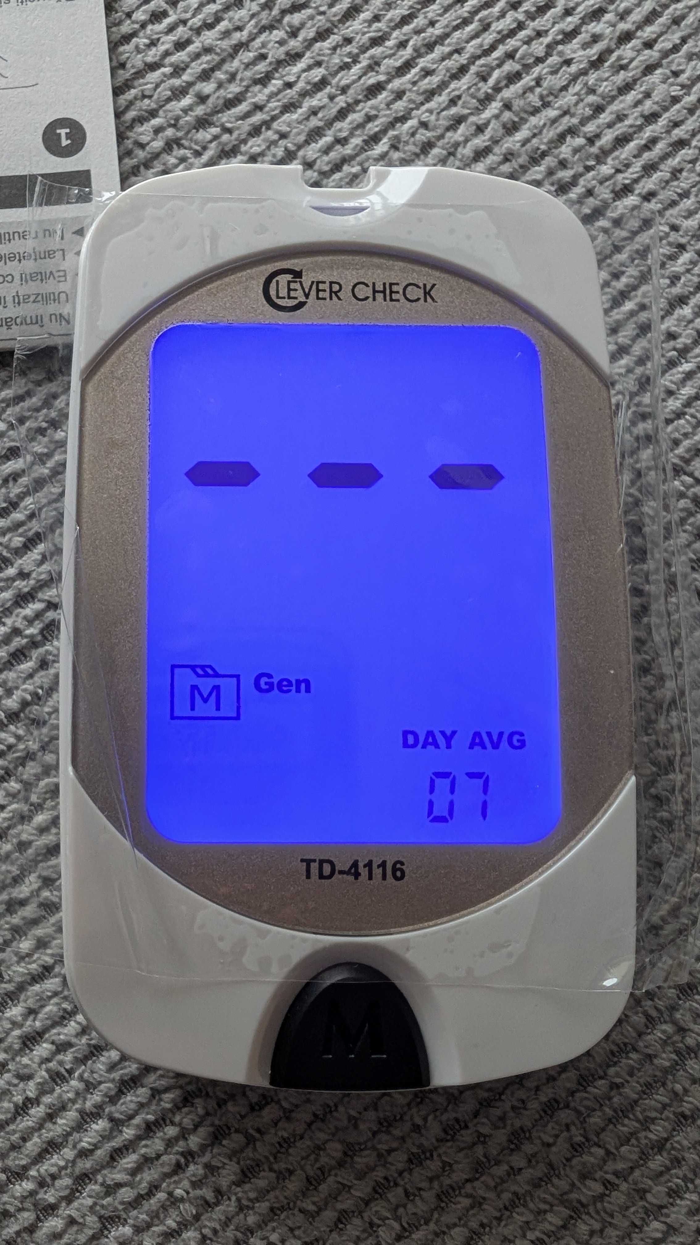 Глюкомер Clever Check TD-4116