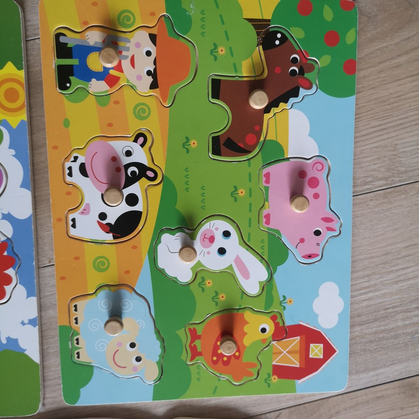Set 4 Puzzle-uri lemn diverse modele copii