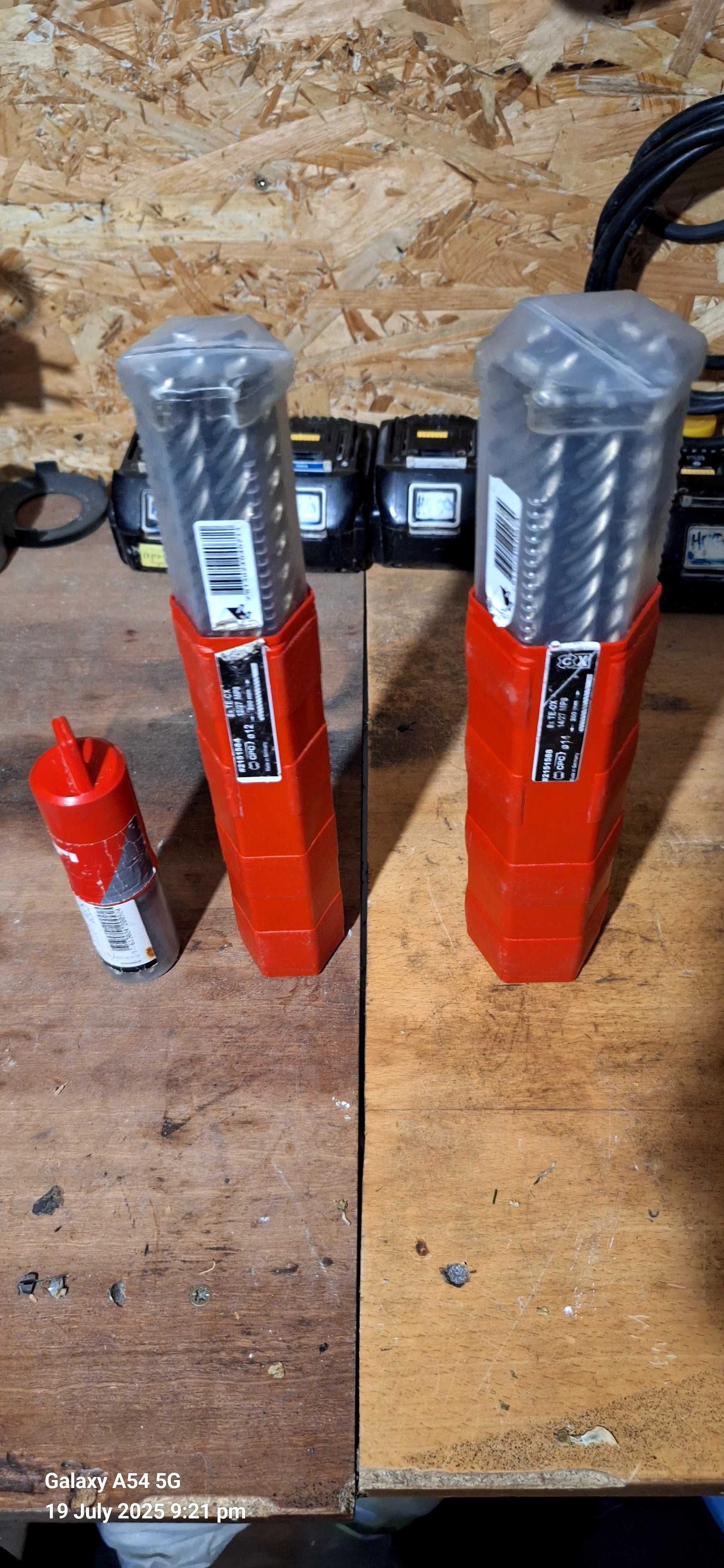 Hilti TE-CX свредла – оригинални, нови – комплект 22 бр.