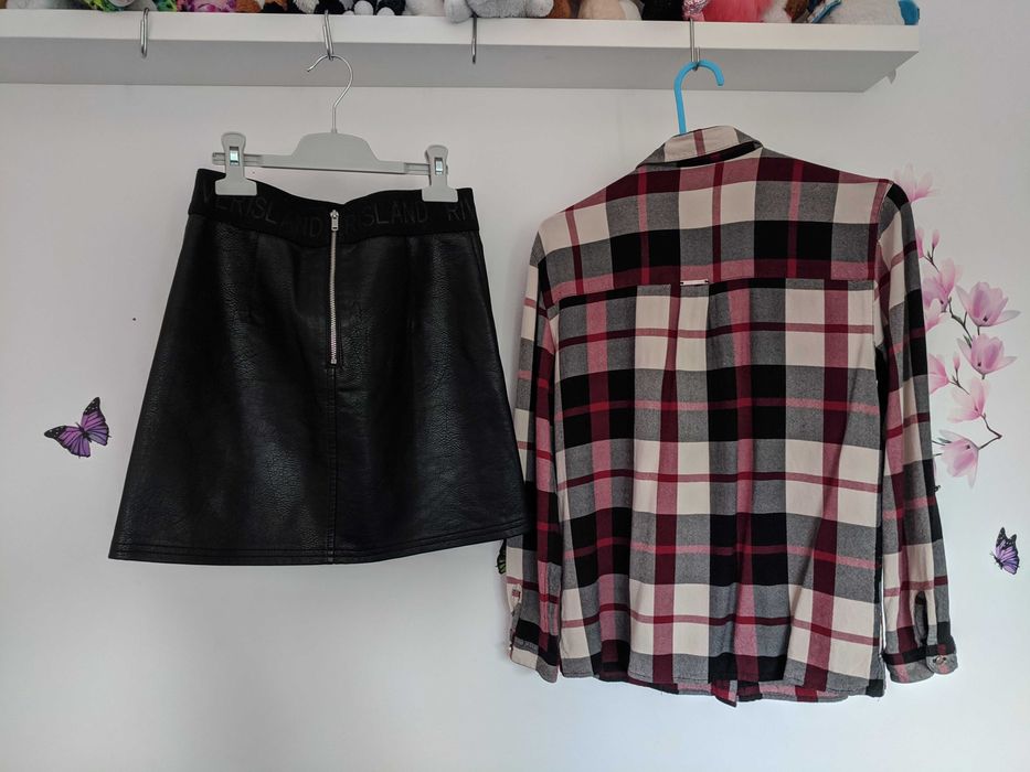 Set River Island fusta si camasa, 11-12 ani