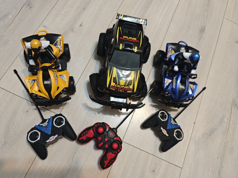 Lot masina electronica cu telecomanda si motociclete / ATV cu sofer