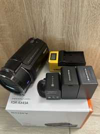 Sony FDR-AX 43A kit cu accesorii, nou, garantie la pret foarte bun