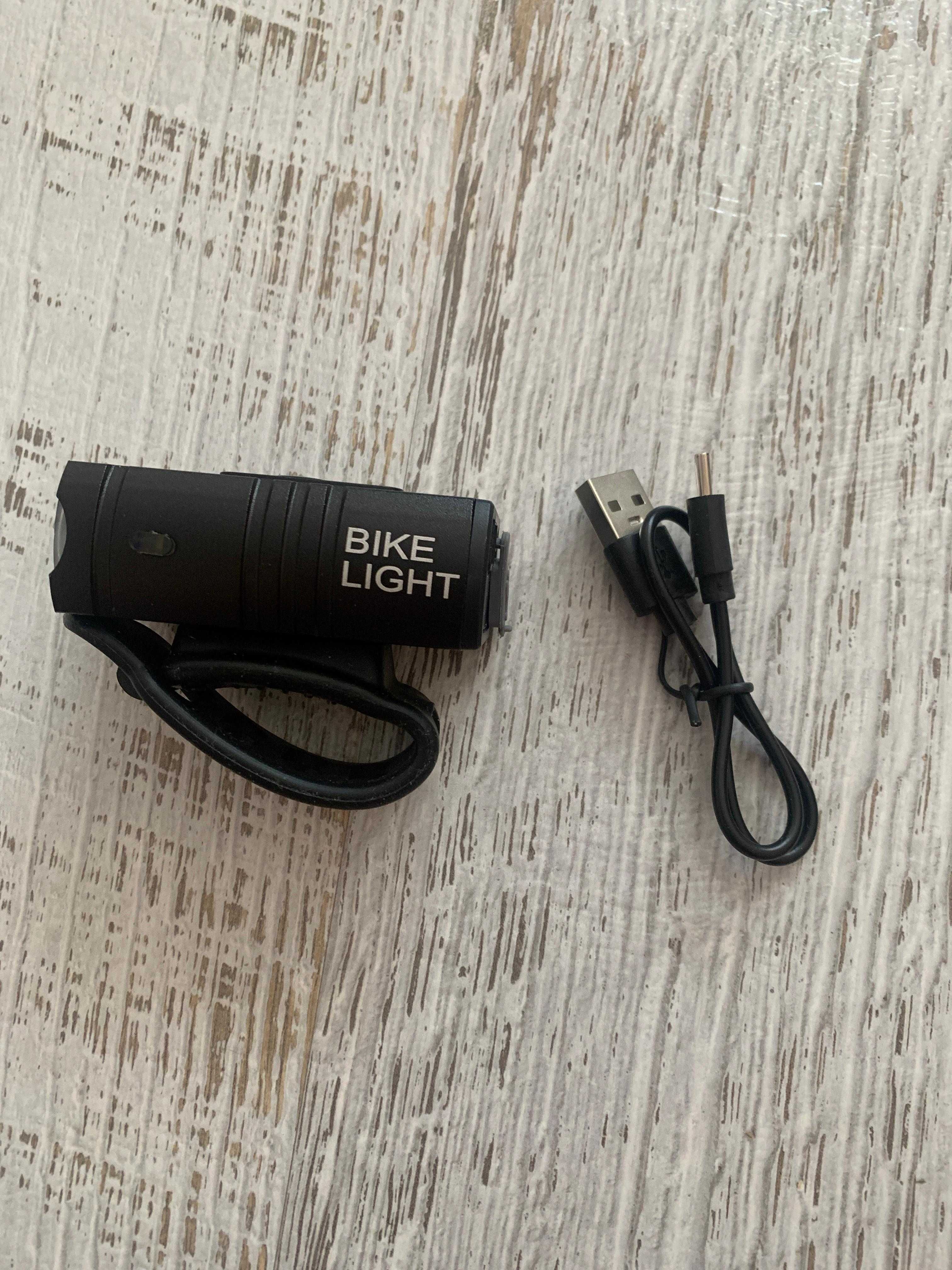 LED фенер за колело – ярка светлина и лесен монтаж, с USB зареждане