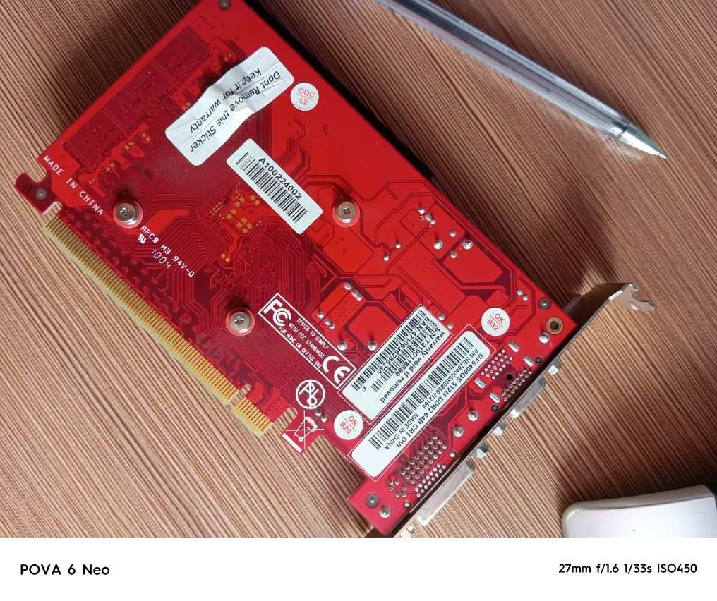 Продам видеокарту PCI express GF 8400 GS 512m ddr2 64b crt dvi