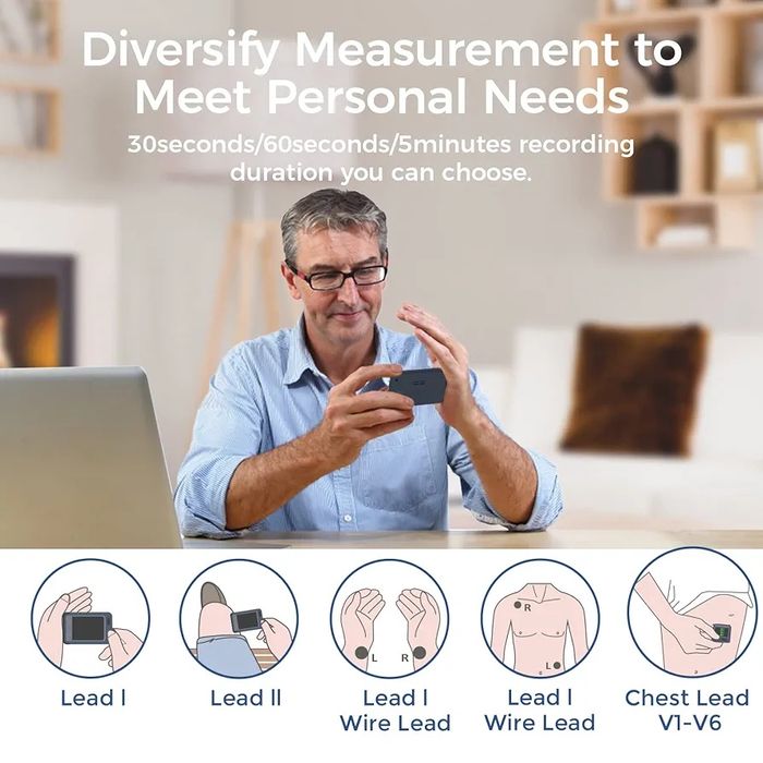 Aparat monitorizare EKG "Checkme Plus" Nou, Full Box