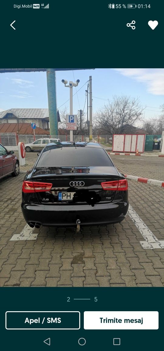 Vând Audi A6 C7 4G 2.0D 177cp, automat