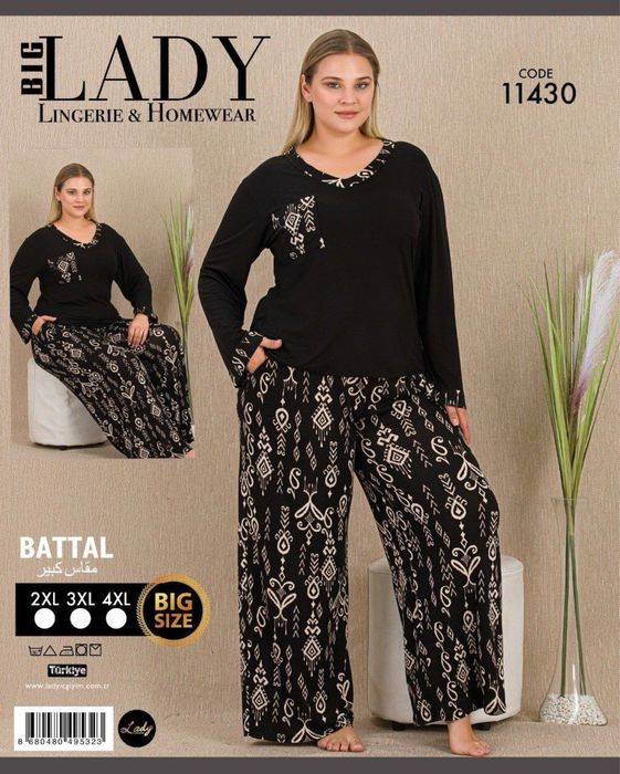 Пижамы большие размеры женские