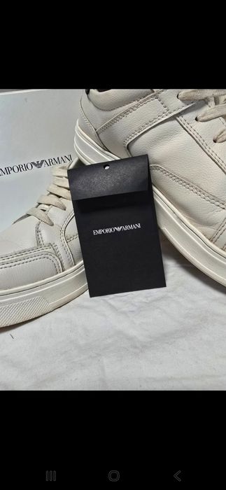 Adidași Emporio Armani albi – originali