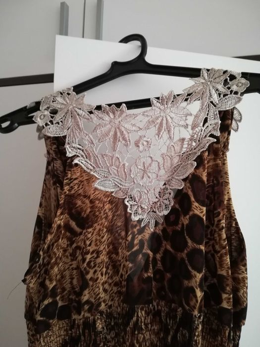 Дамска  рокля леопардова шарка