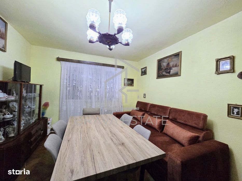 Apartament 3 camere, 63mp, renovabil, balcon, Bucium